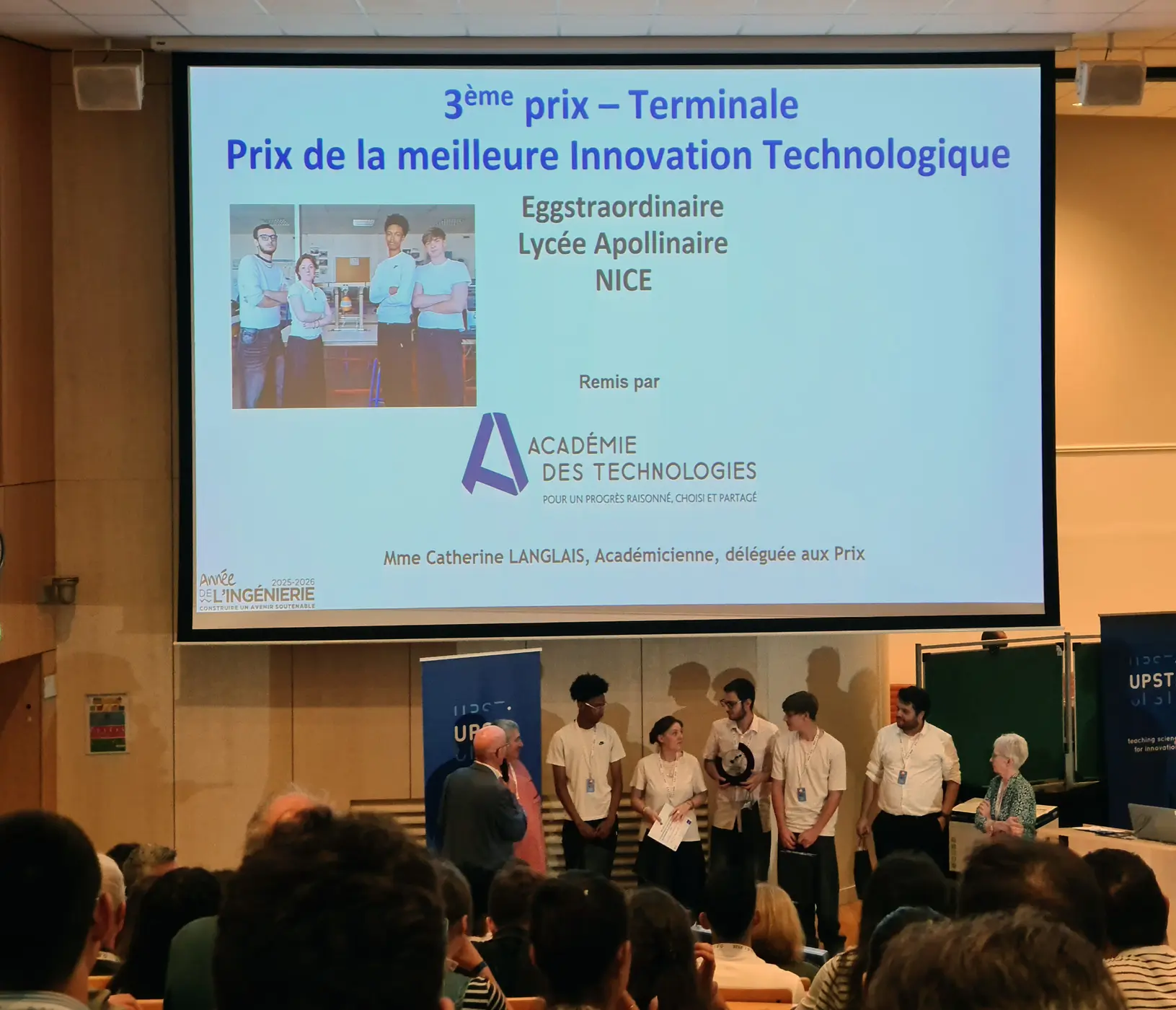 Remise du troisième prix national 2026 au projet Eggstraordinaire